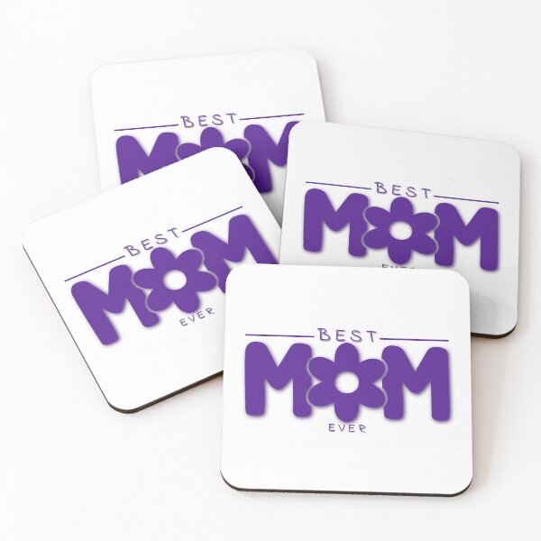Item preview, The Best Mum Ever – Purple Floral Design designed and sold by HotPicksStore.