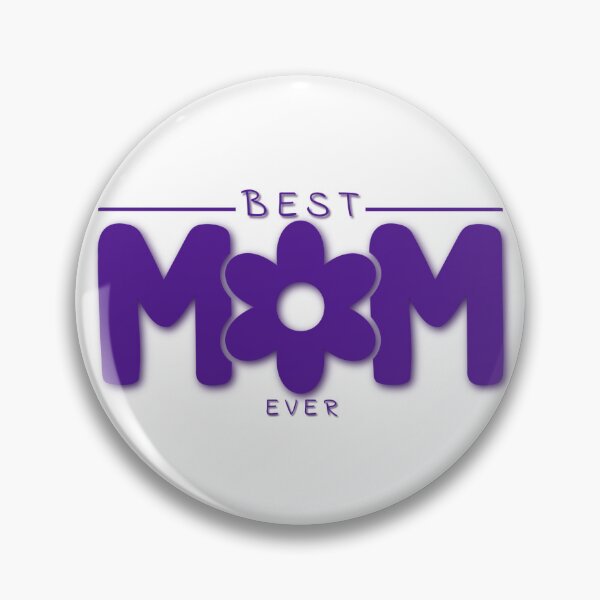 Item preview, The Best Mum Ever – Purple Floral Design designed and sold by HotPicksStore.