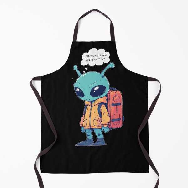Item preview, Grumpy Alien Disappointed Tourist - Funny Space Travel Quote Art designed and sold by alizye.