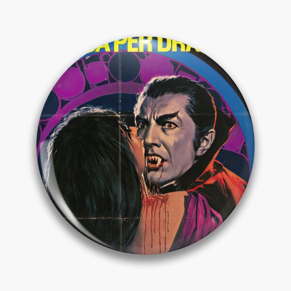 Item preview, Vintage Italian Horror Poster – Dracula Bite Scene designed and sold by obstinator.