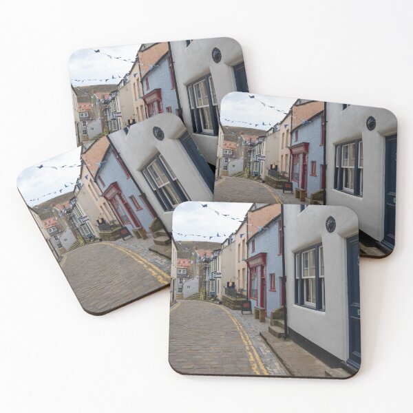 Item preview, Cobbled Street in Staithes, North Yorkshire designed and sold by ArtworkNorth.