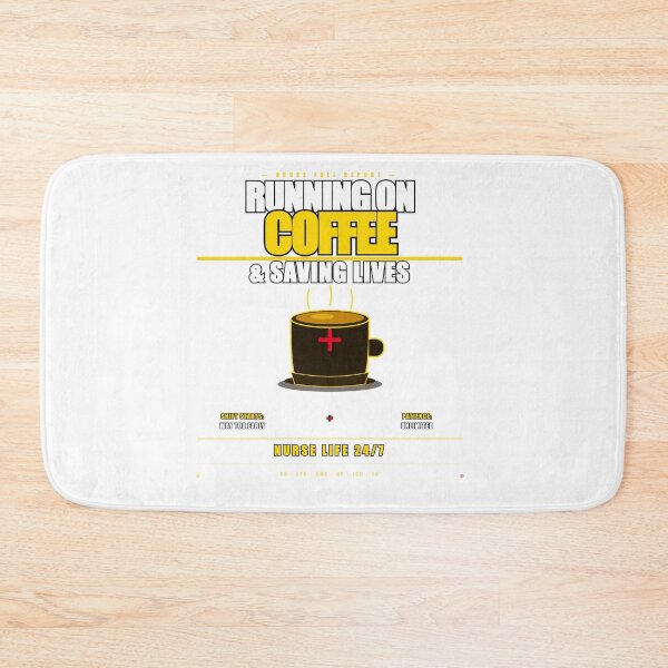 Item preview, Running On Coffee And Saving Lives Funny Nurse Gift designed and sold by Mega-Shopping.