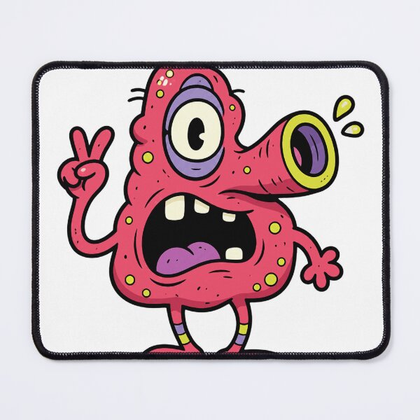 Item preview, Funny One-Eyed Peace Monster designed and sold by GregMCrist.