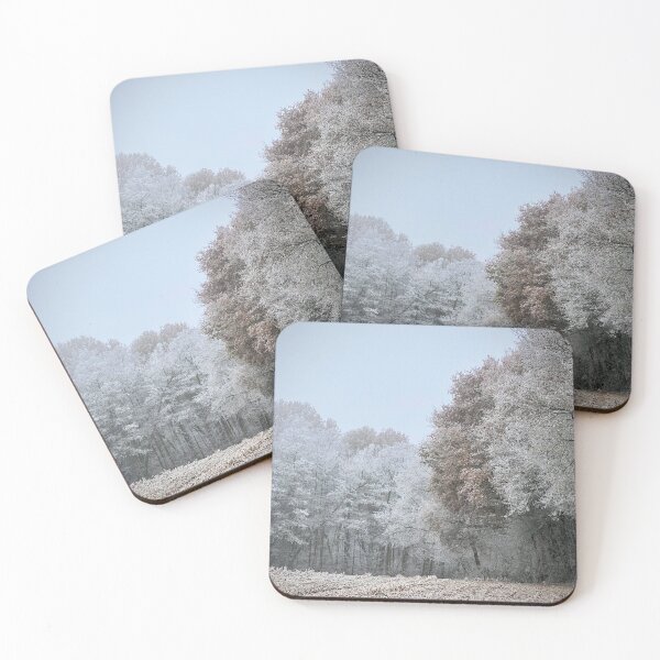 Item preview, Frosty Winter Field and Trees | Countryside Landscape designed and sold by Sophie Watson.
