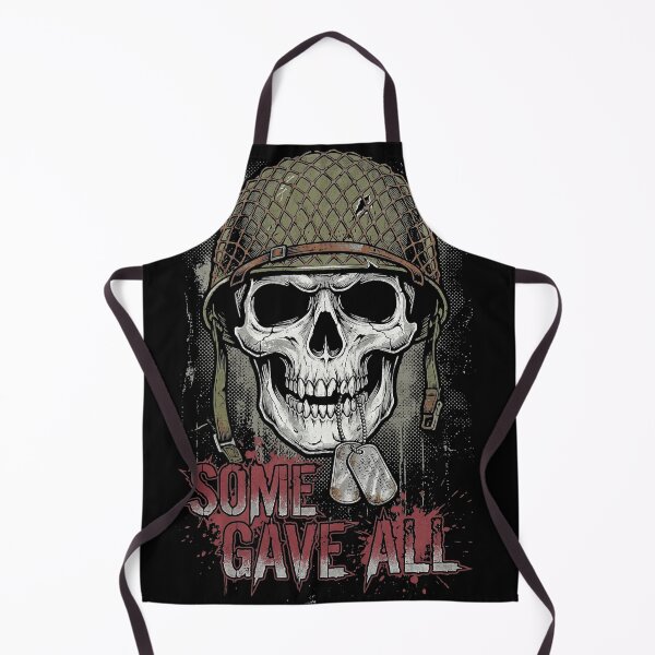 Item preview, Some Gave All Gritty Military Skull Veteran Tribute designed and sold by TeNovaStudio.