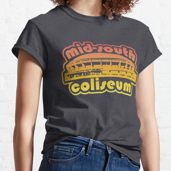 Mid-South Coliseum Sunset Logo Memphis Tennessee Roundhouse Classic T-Shirt