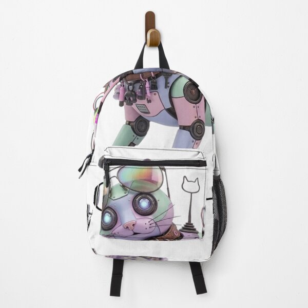 Item preview, Glitchy Glam Pastel Goth Robot Cat designed and sold by dcohea.