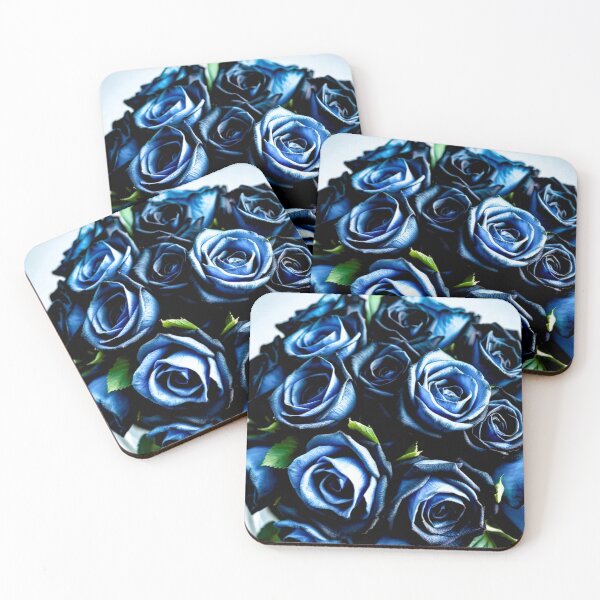 Item preview, Midnight Blue Rose Bouquet designed and sold by IntelliMindDesigns.