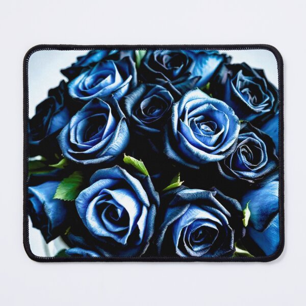 Item preview, Midnight Blue Rose Bouquet designed and sold by IntelliMindDesigns.