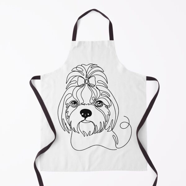 Item preview, Shih Tzu One Line Art – Modern & minimalist dog contour design designed and sold by Pfotenfaden.