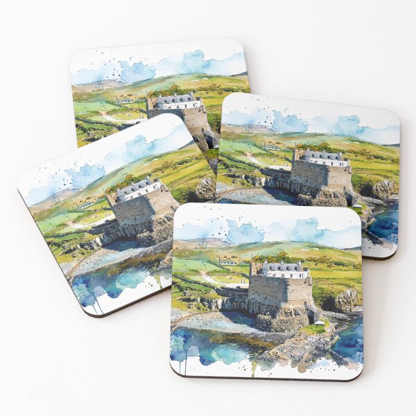 Item preview, Watercolour illustration of Mingary Castle, Ardnamurchan, Scotland designed and sold by davidelder.