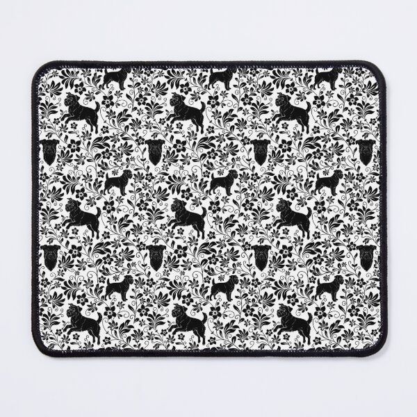 Item preview, Brussels Griffon Floral Pattern | Cute Dog Botanical Aesthetic designed and sold by WildLakePatterns.