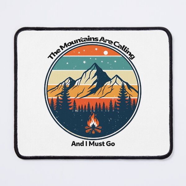 Item preview, The Mountains Are Calling And I Must Go-Funny designed and sold by AnitaCreations.