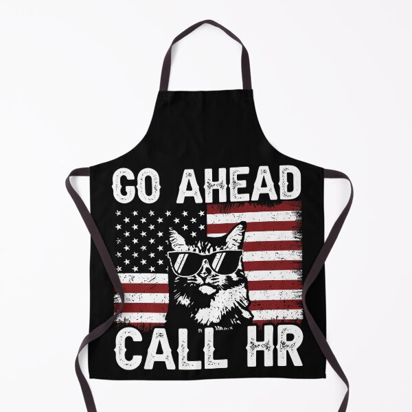 Item preview, Go Ahead Call Hr Workplace Employee Cat Patriot designed and sold by 76Valeria.