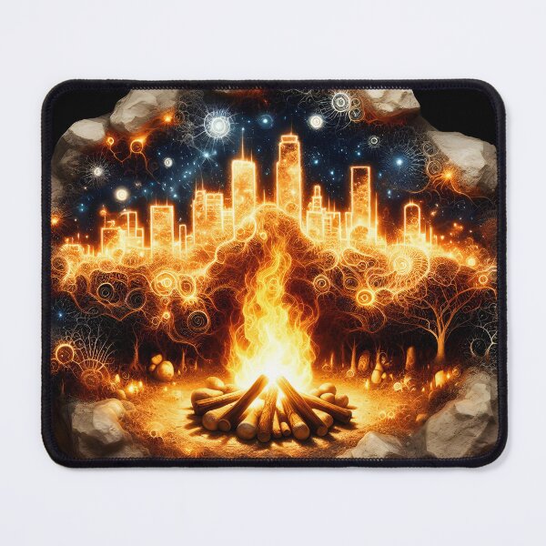 Item preview, It all Started with Fire, Ai Generated Art designed and sold by ACC .