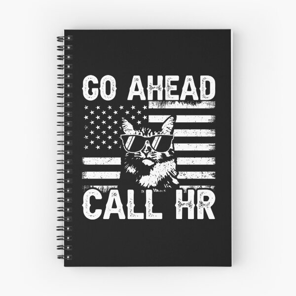 Item preview, Go Ahead Call Hr Workplace Employee Cat Patriot designed and sold by 76Valeria.