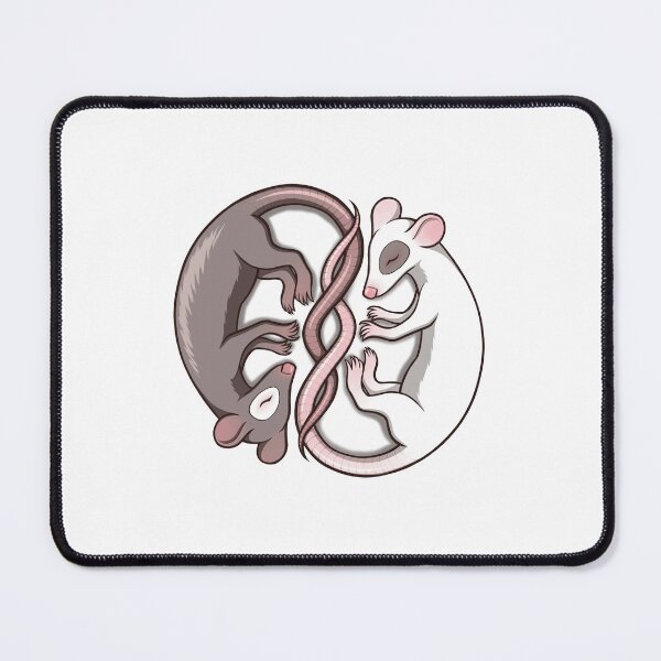 Item preview, Yin Yang Rats designed and sold by Indigo Magnet Co.
