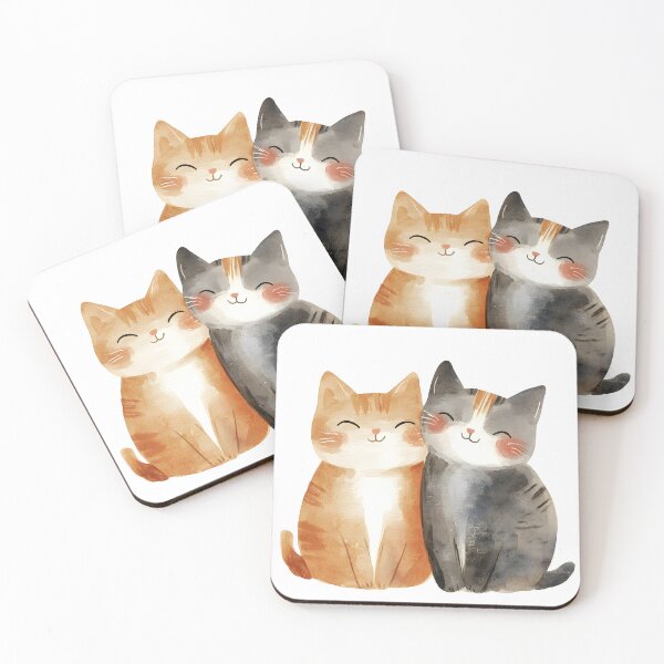 Item preview, Adorable smiling cats sketch art designed and sold by dcrc.