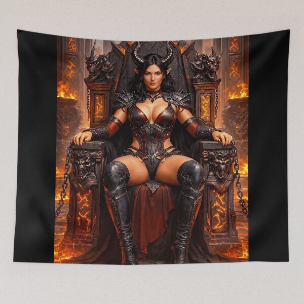 Item preview, Infernal Demon Queen on Dark Throne designed and sold by thor81pl.