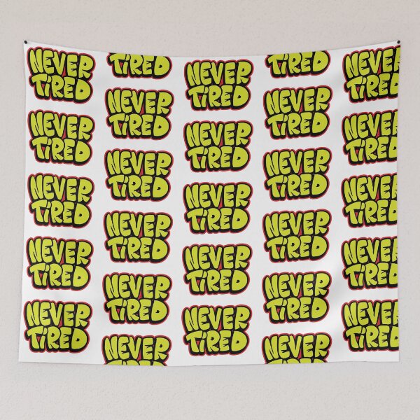 Item preview, "Unstoppable Energy: Never Tired Graffiti Graphic" designed and sold by Billion-design.