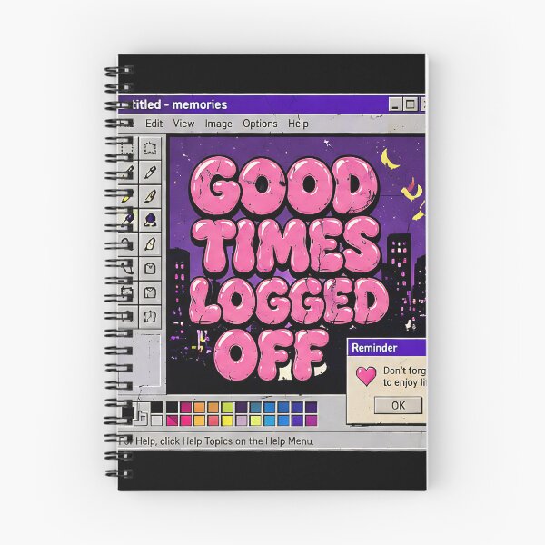 Item preview, 90s Desktop Aesthetic Good Times Logged Off Vaporwave Art designed and sold by anandariki.