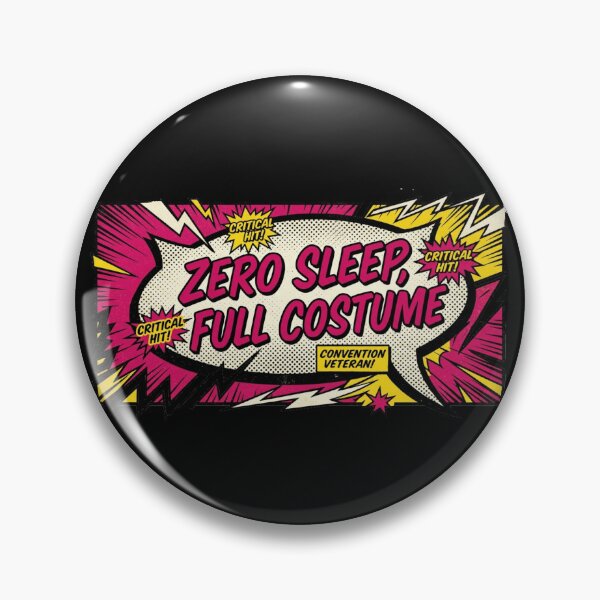 Item preview, Zero Sleep Full Costume Retro Comic Convention Shirt designed and sold by Fantsy-world.