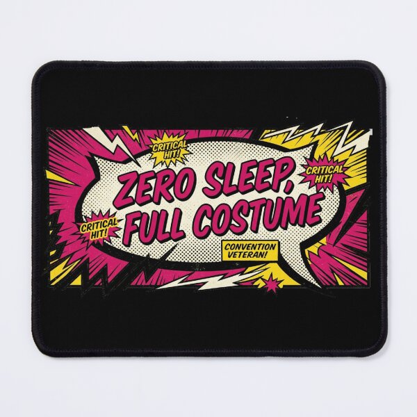 Item preview, Zero Sleep Full Costume Retro Comic Convention Shirt designed and sold by Fantsy-world.