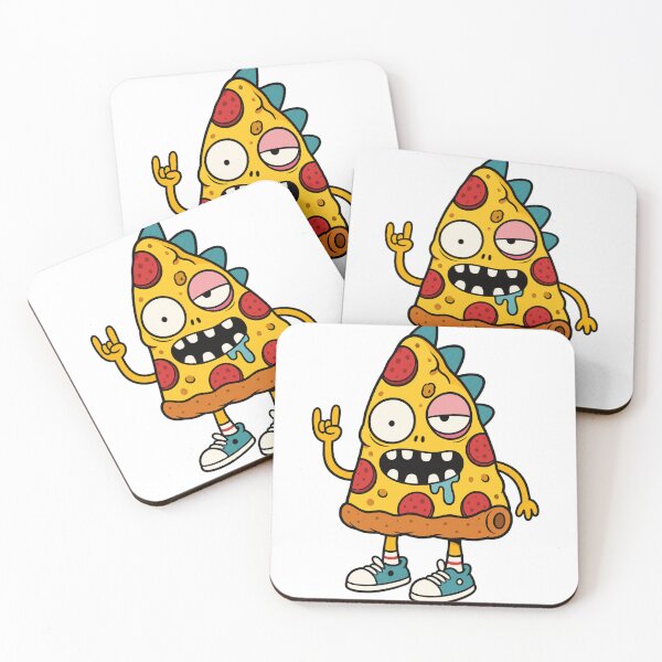 Artikelvorschau, Groovy Pizza Monster Art entworfen und verkauft von GregMCrist.