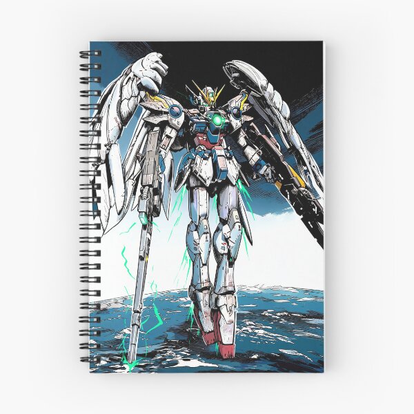 Item preview, Wing Gundam drawing vector illustration designed and sold by sabartgunpla.