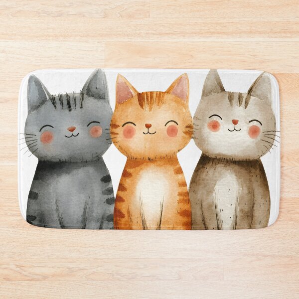 Item preview, Adorable smiling cats sketch art designed and sold by dcrc.