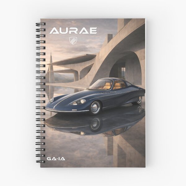 Item preview, AURAE — Futuristic Classic Car Poster | Automotive Wall Art — GA-IA designed and sold by GAIAStudioArt.