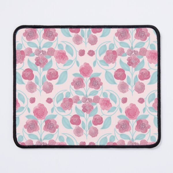 Item preview, Pink Painted Floral Rose Trellis Pattern  designed and sold by Pinecone Place.