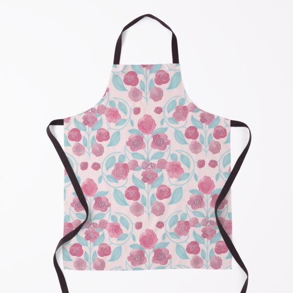 Item preview, Pink Painted Floral Rose Trellis Pattern designed and sold by Pinecone Place.