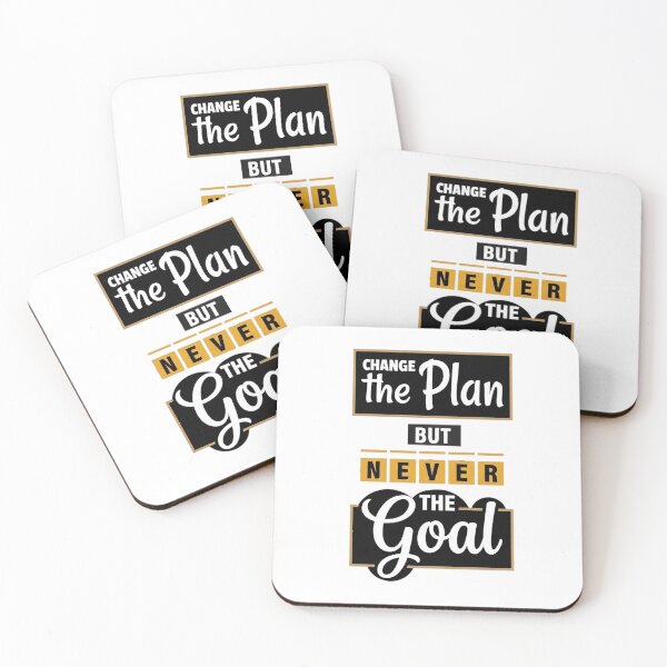 Item preview, Motivational Quote - Change the Plan Never the Goal designed and sold by "Positive Vibes & Daily Lifestyle".
