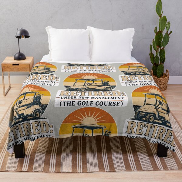 Item preview, Funny Retirement Golf - Under New Management Golf Course - Retro Golf Cart designed and sold by BelievingCreate.