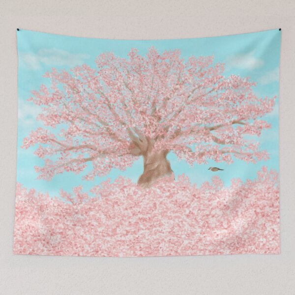 Item preview, A sea of cherry blossoms designed and sold by greenPQBstudio.