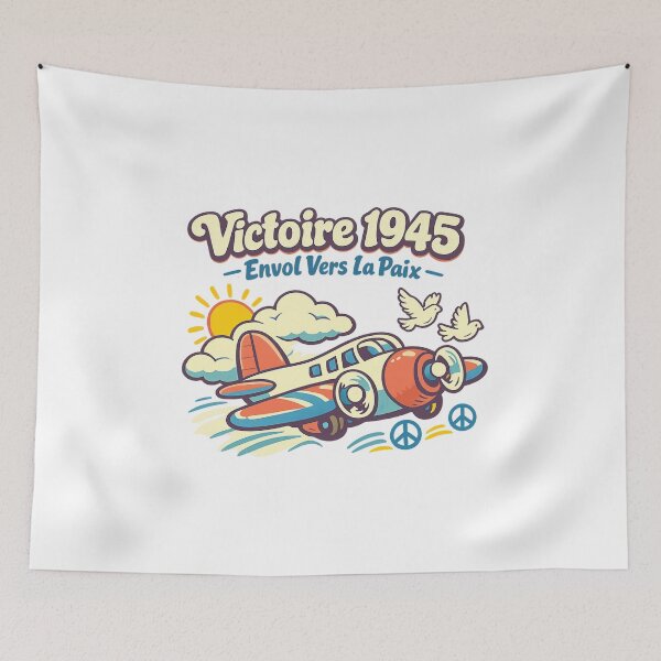 Item preview, Flight Towards Peace – Victory 1945 designed and sold by LuveraxArt.