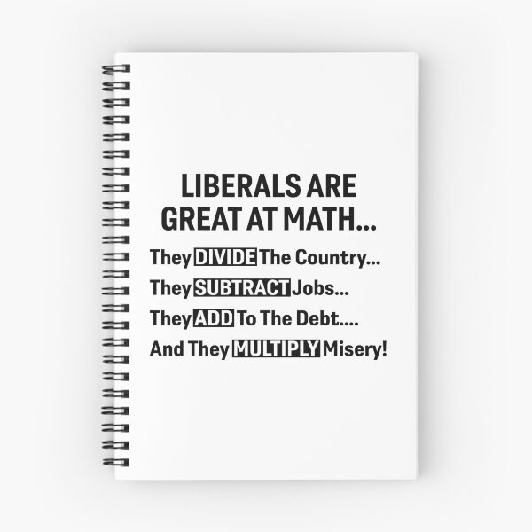 Item preview, Liberals Are Great At Math Political Statement  designed and sold by DexertimaArt.