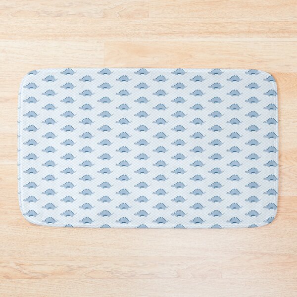 Item preview, Cute Blue Dinosaur – Kawaii Stegosaurus Pattern designed and sold by HotPicksStore.