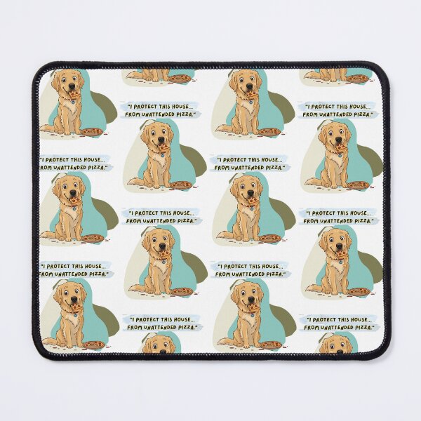 Item preview, Golden Retriever Pizza Thief designed and sold by A-R Digital Designs.