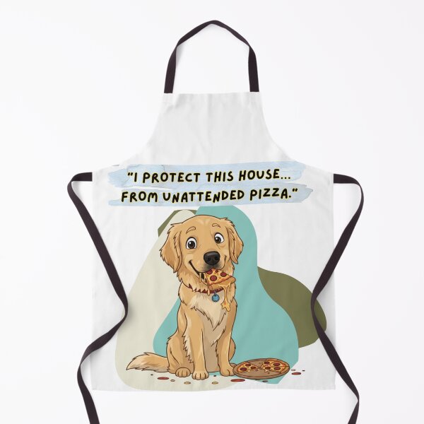 Item preview, Golden Retriever Pizza Thief designed and sold by A-R Digital Designs.