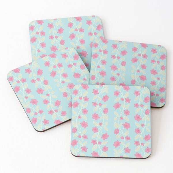 Item preview, Pink Painted Floral Lily Trailing Pattern  designed and sold by Pinecone Place.