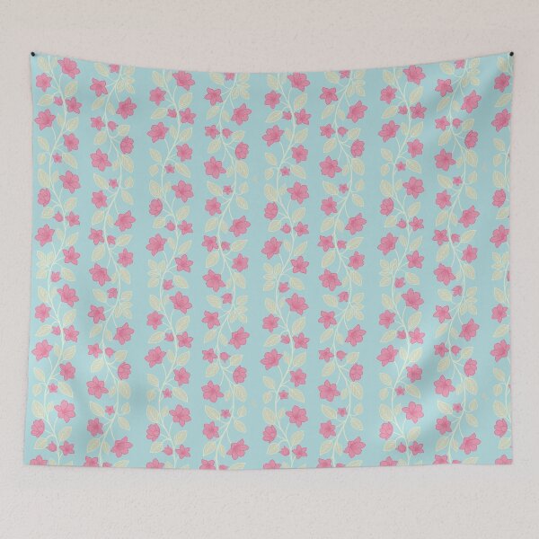Item preview, Pink Painted Floral Lily Trailing Pattern  designed and sold by Pinecone Place.