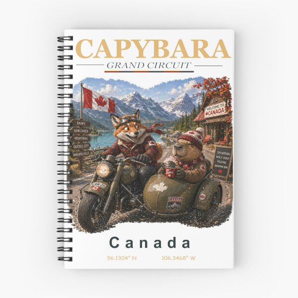 Item preview, Capybara Grand Circuit - Canada designed and sold by NAJURE.