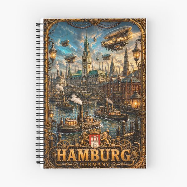 Item preview, Empire of Steam Hamburg – The Golden Harbor of Airships designed and sold by Earth Celebration Designs.