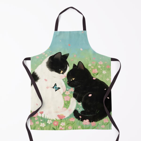 Item preview, Black cat and white cat designed and sold by xianxiu-ling.