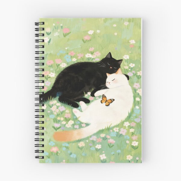 Item preview, Black cat and white cat designed and sold by xianxiu-ling.