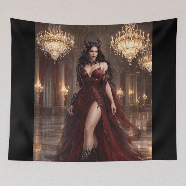Item preview, Elegant Gothic Demon Queen in Royal Hall designed and sold by thor81pl.