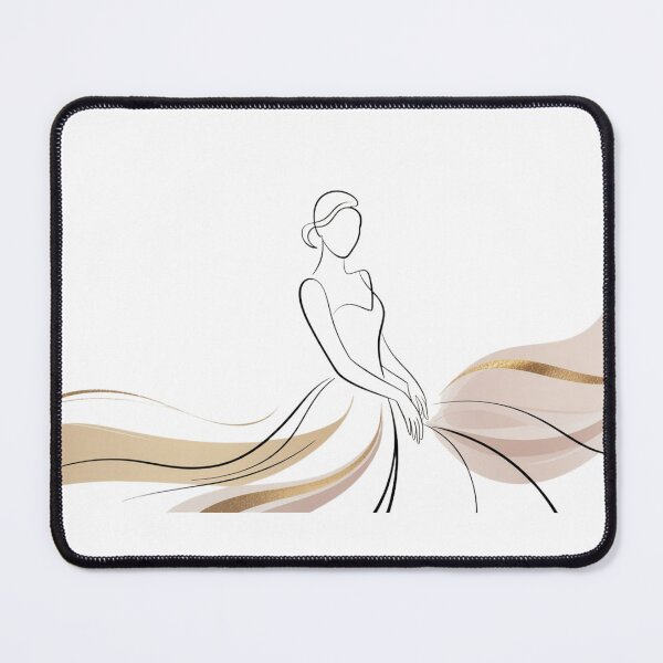 Item preview, Elegance Is An Attitude Minimal Line Art Feminine Chic Design designed and sold by YourTrendyTees.