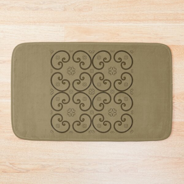 Item preview, Unusual pattern with snakes on a pale nut-colored background designed and sold by Cherevan.